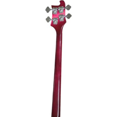Custom Nova 4003 Purpleglo 4 String Bass White Pickguard - Image 6
