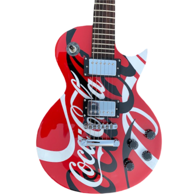 Custom Crown Coca Cola Finish Electric Guitar