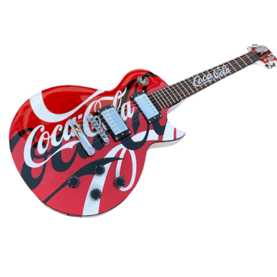 Custom Crown Coca Cola Finish Electric Guitar - Image 7