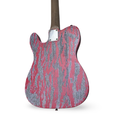 Custom Solstice Peeler Relic Layered Distressed Finish Red Vintage Electric Guitar - Image 4