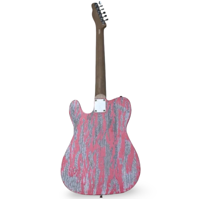 Custom Solstice Peeler Relic Layered Distressed Finish Red Vintage Electric Guitar - Image 5