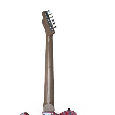 Custom Solstice Peeler Relic Layered Distressed Finish Red Vintage Electric Guitar - Image 7