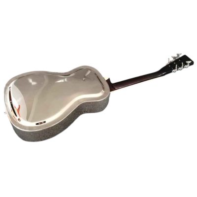 Custom Cobalt Resonator Chrome Plated Brass Body Fholes Acoustic Guitar Mother Of Pearl Resophonic Single Cone - Image 10