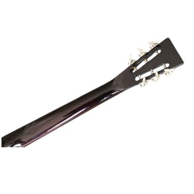 Custom Cobalt Resonator Chrome Plated Brass Body Fholes Acoustic Guitar Mother Of Pearl Resophonic Single Cone - Image 9