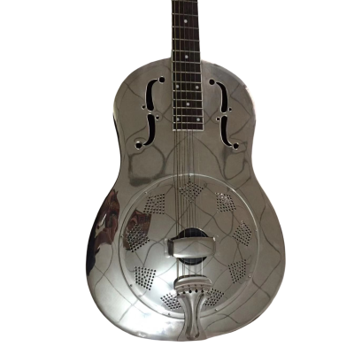 Custom Cobalt Resonator Fholes Guitar Resophonic Single Cone