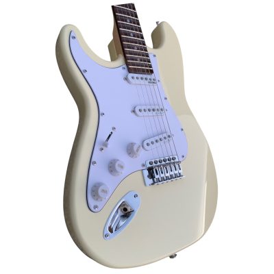 Custom Regent Scalloped Fretboard Vintage White Yngwie Malmsteen Electric Guitar - Image 6