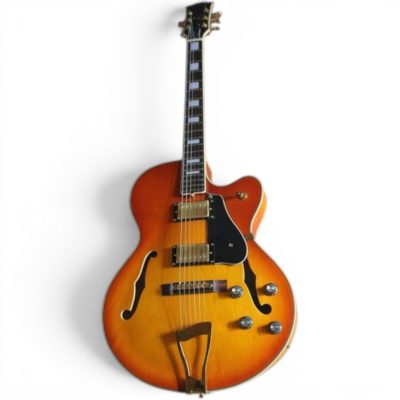 Custom Crown L5 Hollow Body Sunburst Jazz Guitar - Image 2