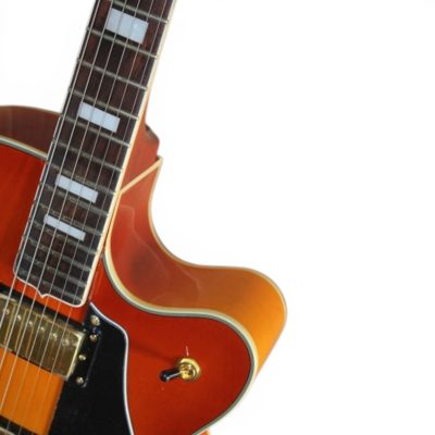 Custom Crown L5 Hollow Body Sunburst Jazz Guitar - Image 4