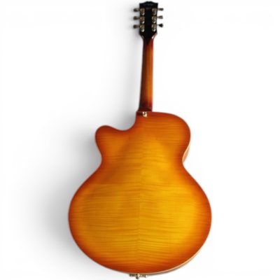 Custom Crown L5 Hollow Body Sunburst Jazz Guitar - Image 7