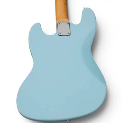 Custom Regent 4 String Jazz Bass Daphne Blue Stark Mint Green Pickguard - Image 8