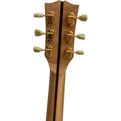 Custom Crown SJ200 Solid Sitka Spruce Top Acoustic Electric Guitar Inlayed Fretboard - Image 7