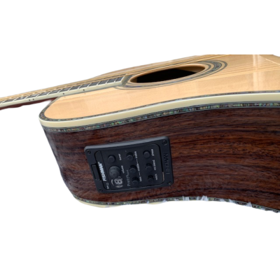 Custom Vertex Tree Of Life Inlays D45 Natural Finish Solid Spruce Top Acoustic Electric Guitar - Image 7