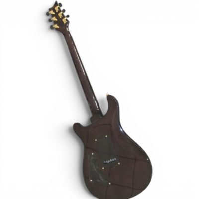 Custom Monarch Santana Retro Trampas Green Burst Guitar - Image 3