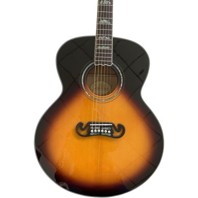 Custom Crown SJ200 Tobacco Burst Acoustic Electric Guitar