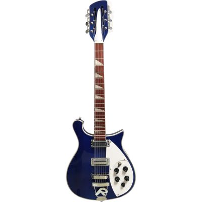 Custom Nova Trans Blue 620 Solid Body Guitar Tom Petty Toaster Pickups 12 String