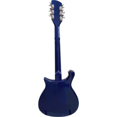 Custom Nova Trans Blue 620 Solid Body Guitar Tom Petty Toaster Pickups 12 String - Image 3