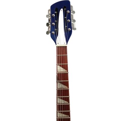 Custom Nova Trans Blue 620 Solid Body Guitar Tom Petty Toaster Pickups 12 String - Image 6