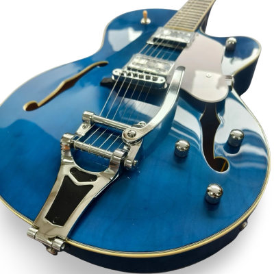 Custom Sovereign Setzer Fairlane Blue Electromatic Hollow Body Single-Cut Bigsby G5420T Guitar - Image 2
