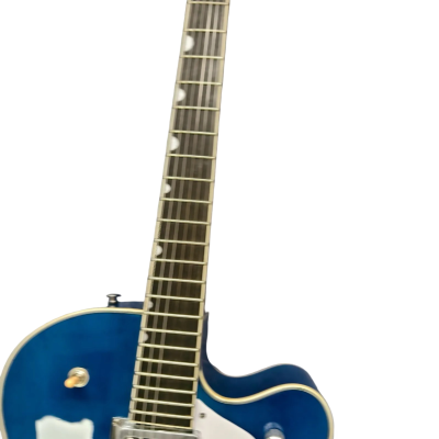 Custom Sovereign Setzer Fairlane Blue Electromatic Hollow Body Single-Cut Bigsby G5420T Guitar - Image 6