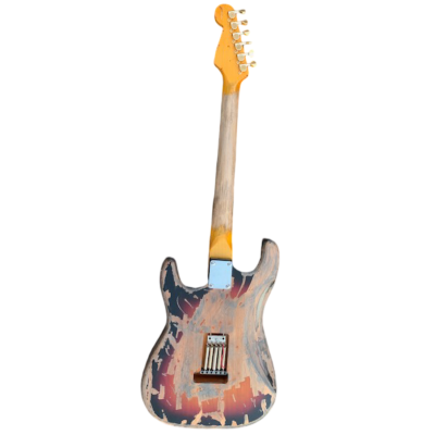 Custom Regent SRV Heavy Aged Relic Finish Stevie Ray Electric Guitar - Image 8