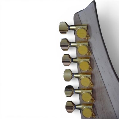 Custom Axis Steve Double Neck Alphine White Jem 6 and 12 String Floyd Rose Tremolo Guitar Fretless - Image 6