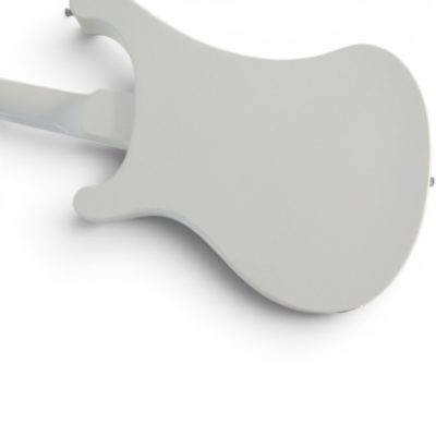 Custom Nova 4003 White 4 String Bass Black Pickguard - Image 7