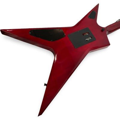 Custom Aurelius Stealth Flying V Floyd Rose Tremolo Dimebag 2 Tone Cherry Sunburst Guitar - Image 7