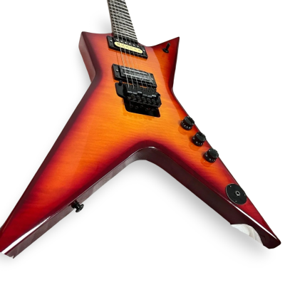 Custom Aurelius Stealth Flying V Floyd Rose Tremolo Dimebag 2 Tone Cherry Sunburst Guitar