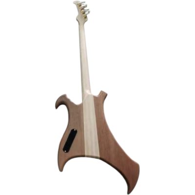 Custom Pulse Buzzard Natural Wood Finish John Entwistle 4 String Bass - Image 5
