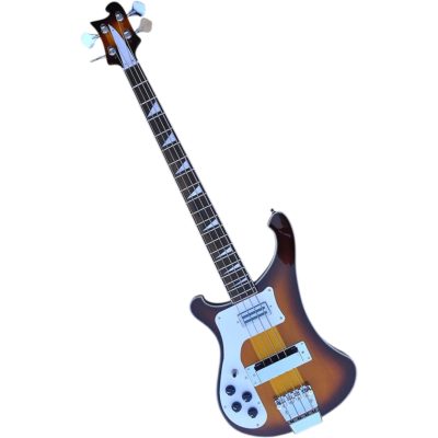 Custom Nova 4003 Trans Tobacco Finish Fireglo Burst 4 String Bass - Image 7