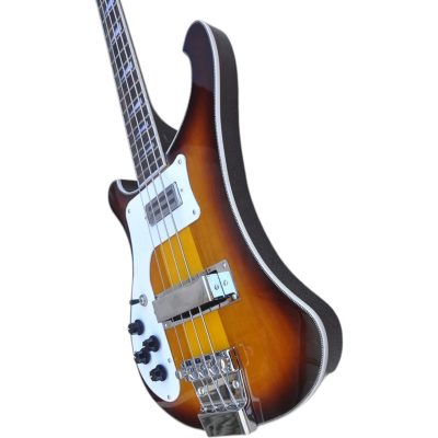 Custom Nova 4003 Trans Tobacco Finish Fireglo Burst 4 String Bass - Image 4