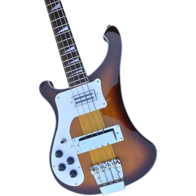 Custom Nova 4003 Trans Tobacco Finish Fireglo Burst 4 String Bass - Image 6