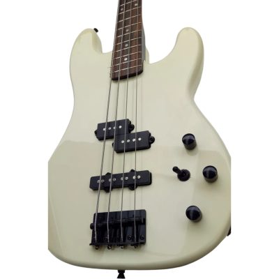 Custom Regent Duff McKagan Pearl White 4 String Deluxe Precision Bass - Image 2