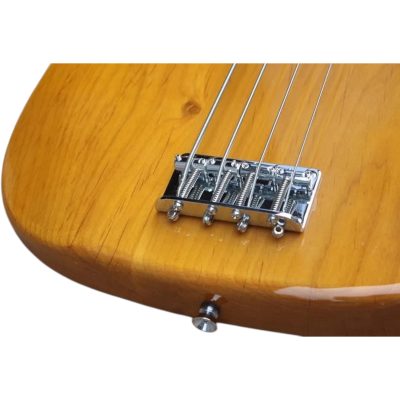 Custom Regent Dirnt Ash Wood Butterscotch Blonde 4 String Precision Bass - Image 2