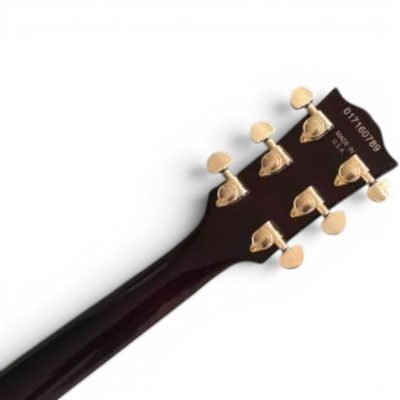 Custom Crown Tri Burst Fhole Single Cutaway Electric Guitar - Image 4