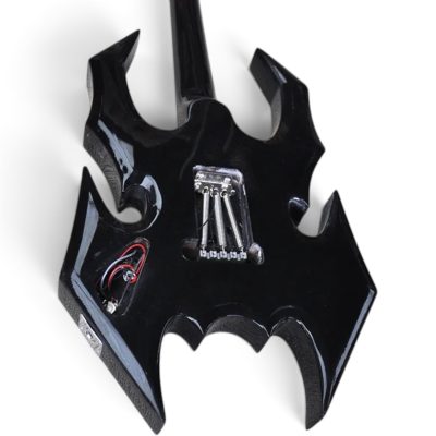Custom Norturne Draco Ghost Flame Cracked Mirror Warlock Electric Guitar Floyd Rose Tremolo - Image 4