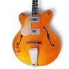 Custom Sovereign Orange Fhole 4 String Bass