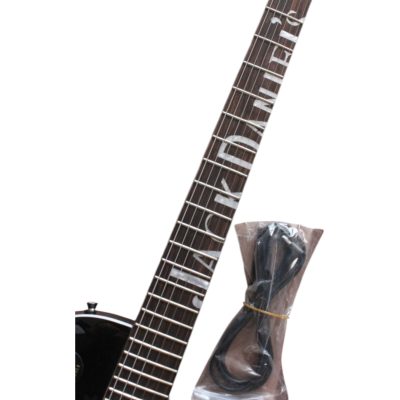 Custom Forge Jack Daniels Electric Vintage Black White Electric Guitar - Image 4