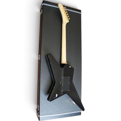Custom Lazu Wolfgang Stealth Black Star Floyd Rose Tremolo Guitar - Image 3