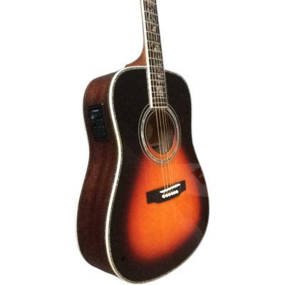 Custom Vertex D28 Tobacco Burst Acoustic Guitar - Image 11