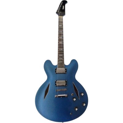 Custom Crown Personalize DG335 Dave Grohl Pelham Blue Diamond 6 String Guitar - Image 2