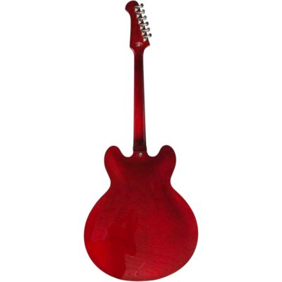 Custom Crown DG335 Dave Grohl Red Jazz Electric Guitar - Image 4