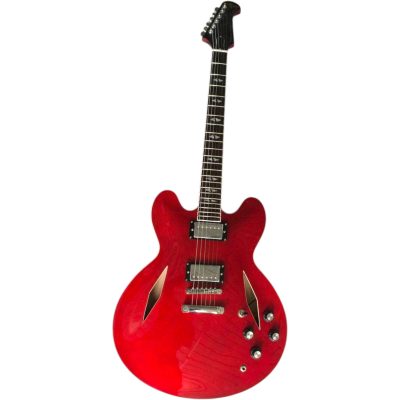 Custom Crown DG335 Dave Grohl Red Jazz Electric Guitar - Image 5