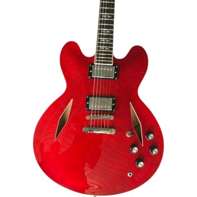 Custom Crown DG335 Dave Grohl Red Jazz Electric Guitar