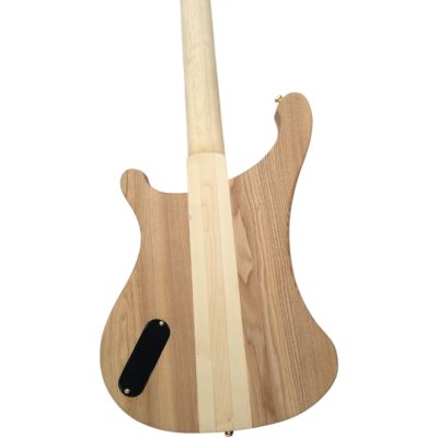 Custom Nova Lemmy Kilmister 4004 Natural Hand Carved Oak Leaf 4 String Bass - Image 4