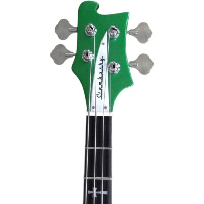 Custom Nova 4003 Metallic Green 4 String Bass Cross Inlays - Image 4