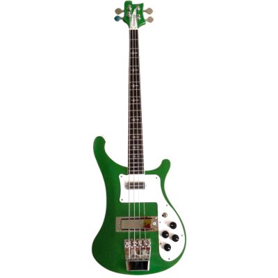 Custom Nova 4003 Metallic Green 4 String Bass Cross Inlays - Image 5