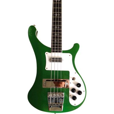 Custom Nova 4003 Metallic Green 4 String Bass Cross Inlays