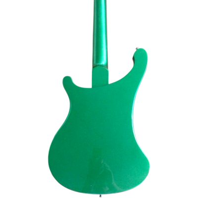 Custom Nova 4003 Metallic Green 4 String Bass Cross Inlays - Image 7