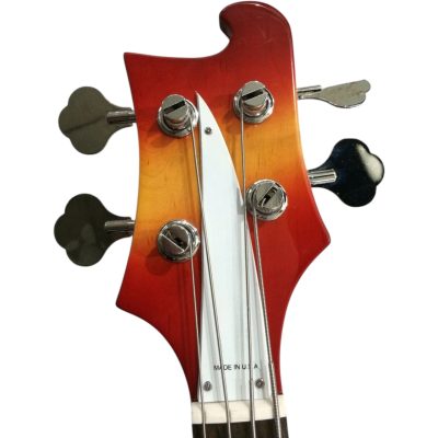 Custom Nova 4003 Psychedelic Paul McCartney Cherry Fireglo 4 String Bass Left Handed - Image 2